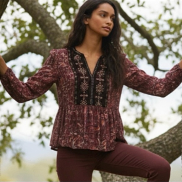 Daniel Rainn Tops - Anthropologie Glenda Lace Blouse by Daniel Rainn Size Large